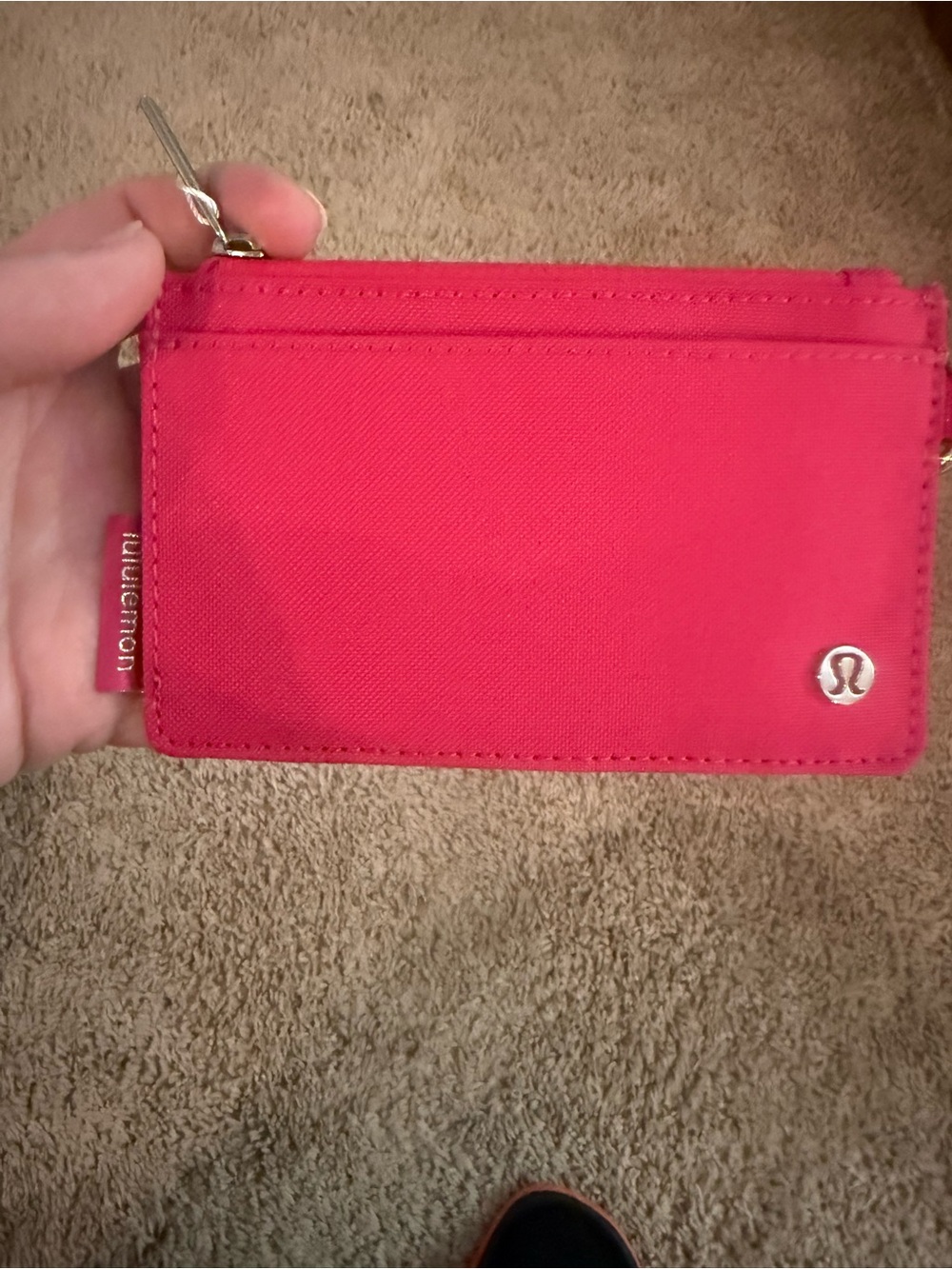 Pink Card & Key Holder